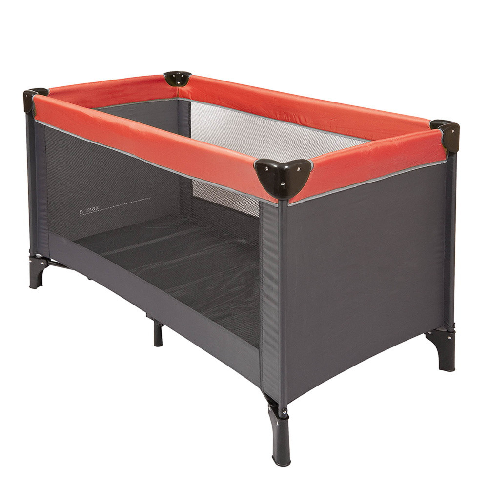 NATTOU LIT PARAPLUIE DE VOYAGE GRIS-ROUGE