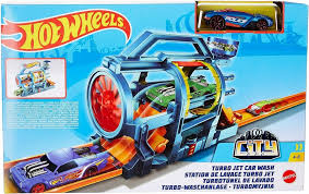 MATTEL HOT WHEELS STATION LAVAGE TURBO JET
