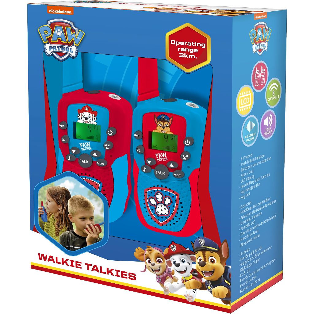 SPIN MASTER WALKIE TALKIES PAW PATROL