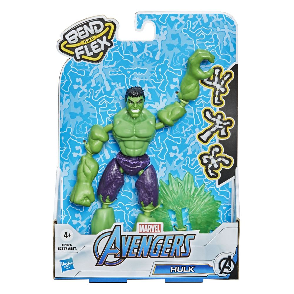 HASBRO AVENGERS HULK BEND AND FLEX
