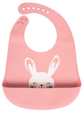SEVIBEBE  BAVOIR EN SILICONE RAMASSE MIETTE ROSE