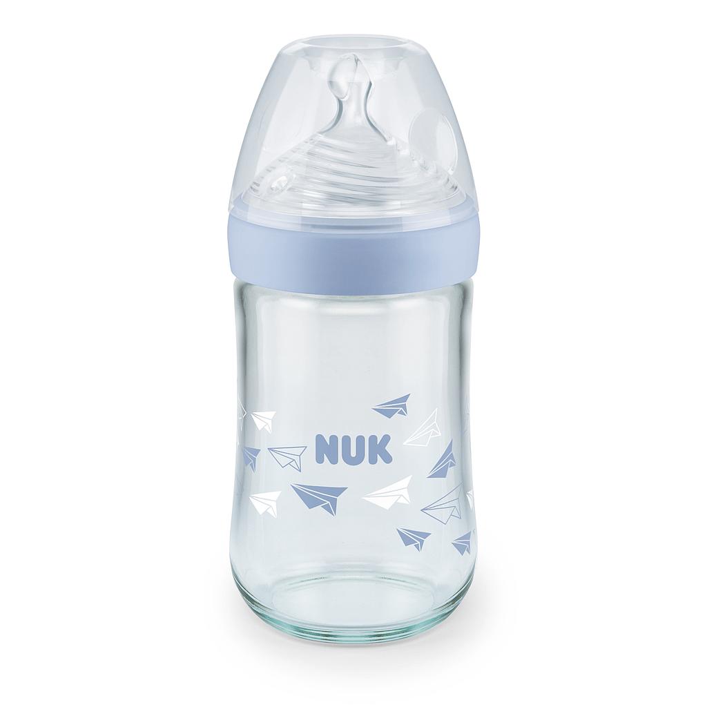 NUK BIBERON NATURE SENSE VERRE 240 ML M