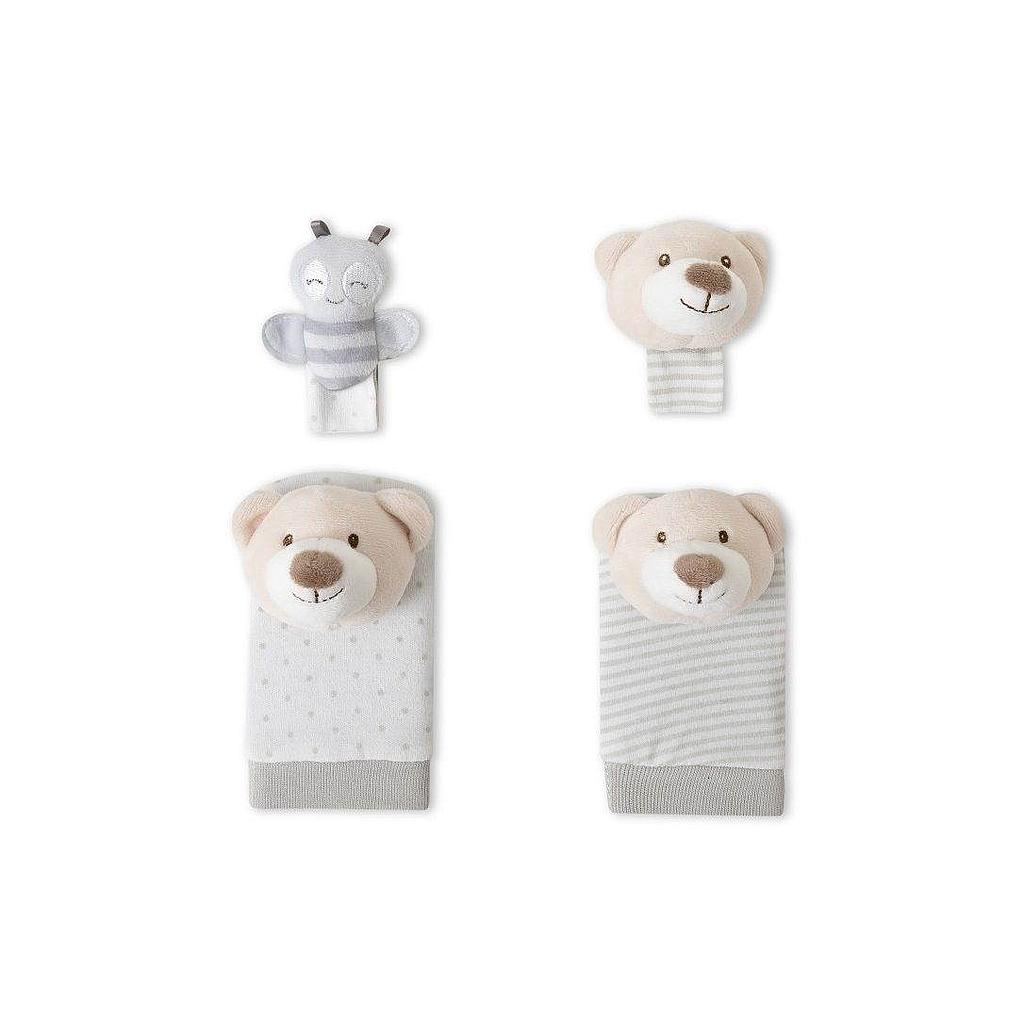 INTERBABY HOCHET MAINS ET PIEDS GRIS