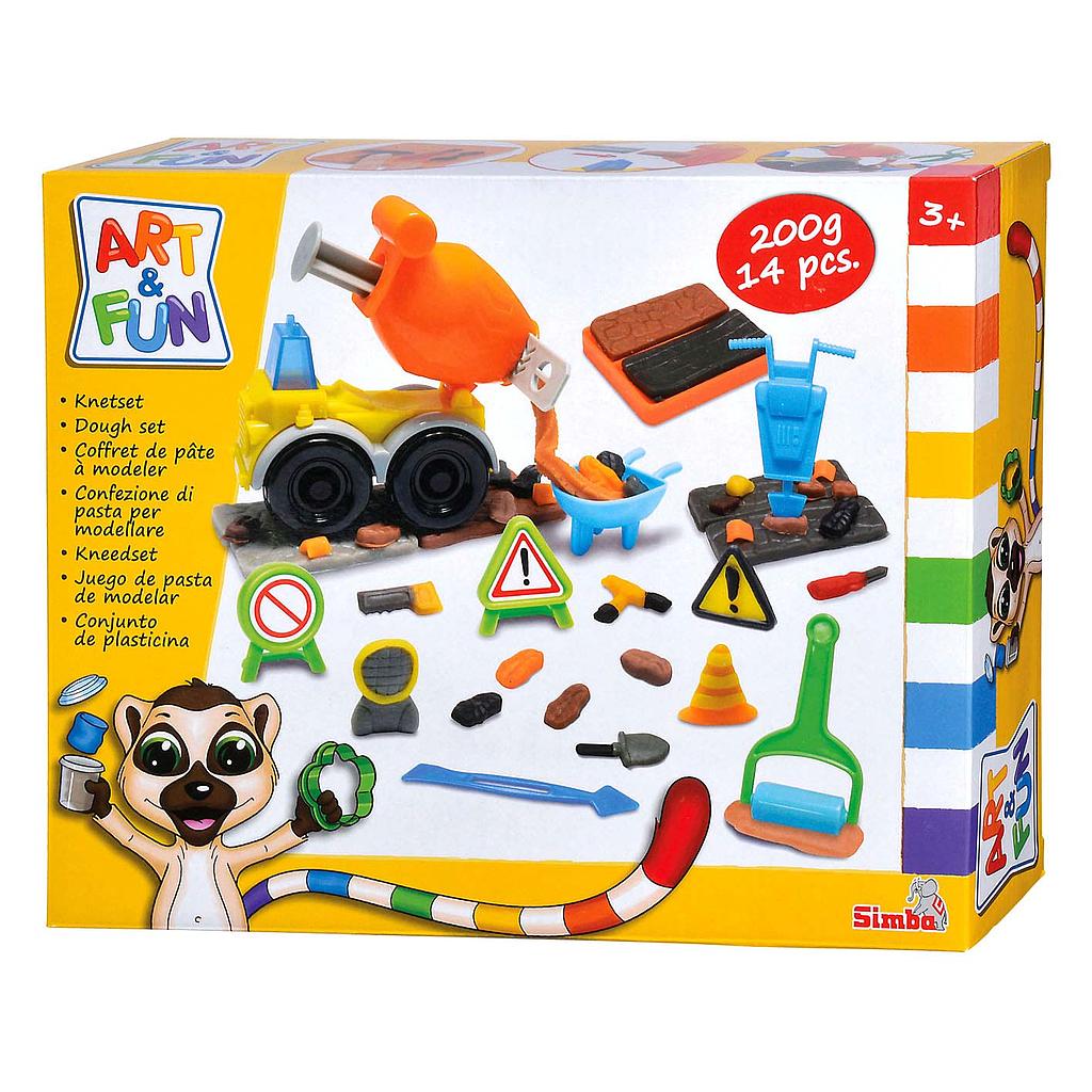 SIMBA ART ET FUN COFFRET PATTE A MODELLER CHANTIER