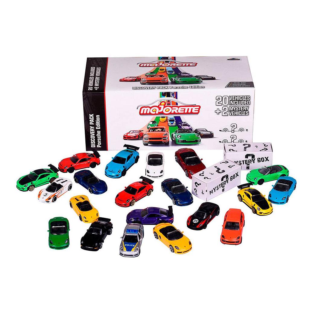 MAJORETTE DISCOVERY PACK PORSHE EDITION 22 CARS