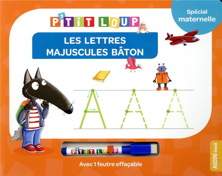 PTIT LOUP LES LETTRES MAJUSCULES BATTON