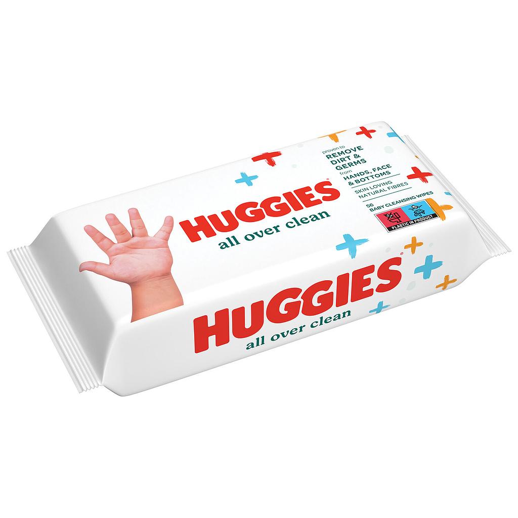 HUGGIES LINGETTE 56 PCS ALL OVER CLEAN