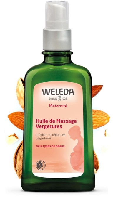 WELEDA HUILE DE MASSAGE VERGETURES 100ML