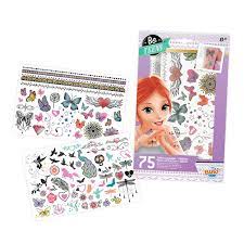 BUKI BE TEENS 75 TATTOOS LAVABLES PAILLETTES 