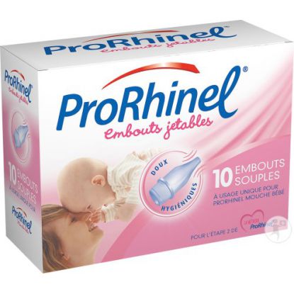 PRORHINEL 10 EMBOUTS SOUPLES JETABLES