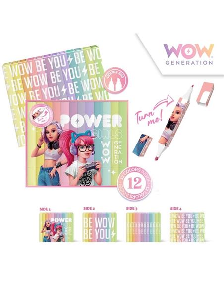 WOW GENERATION DOUBLE MARQUEUR 12PCS