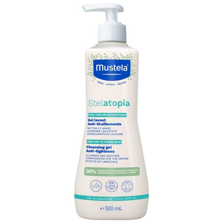 MUSTELA STELATOPIA GEL LAVANT ANTI-TIRAILLEMENTS 500 ML