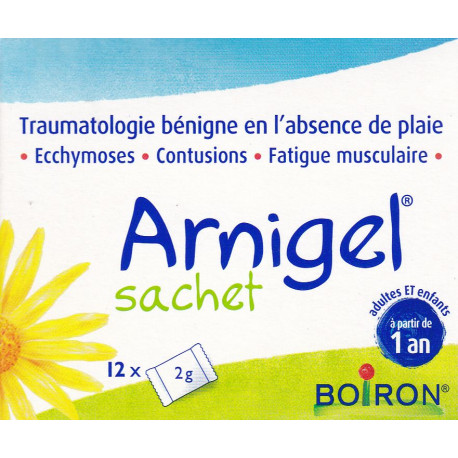 BOIRON ARNIGEL 12 SACHETS ECCHYMOSES,CONTUSIONS,FATIGUE MUSCULAIRE