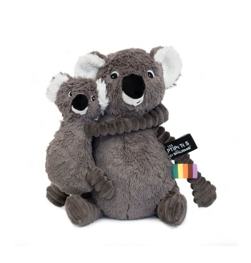 LES DEGLINGOS TRANKILOU LE KOALA MAMAN &amp; BEBE GRIS