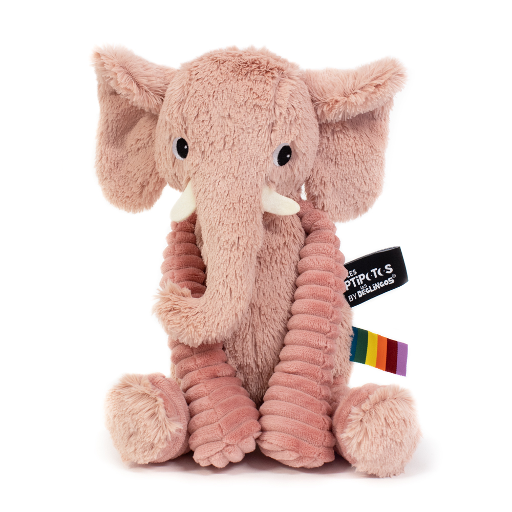 LES DEGLINGOS DIMOITOU L'ELEPHANT ROSE