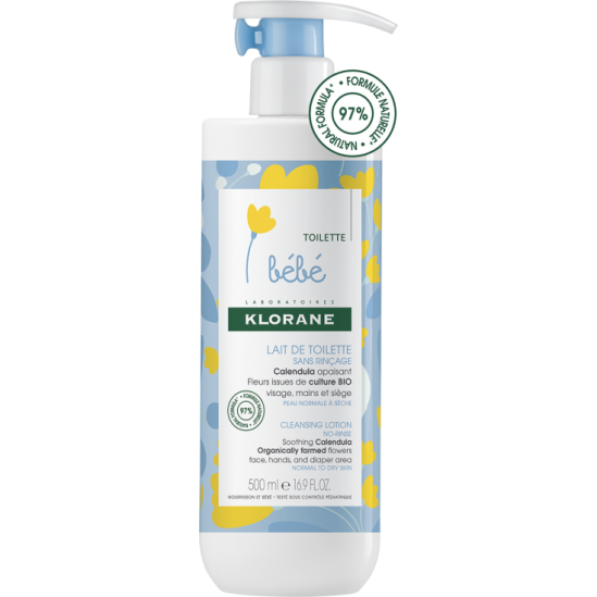 KLORANE LAIT DE TOILETTE SANS RINCAGE 750 ML