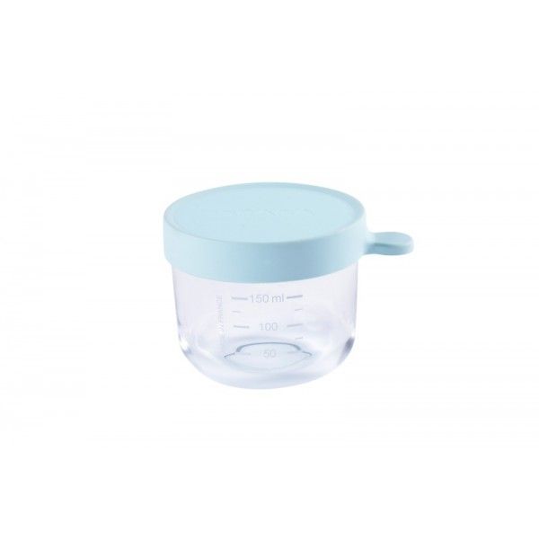 BEABA PORTION EN VERRE 150 ML BLEU