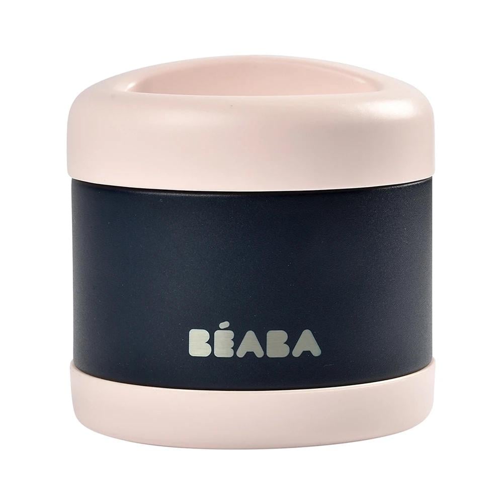 BEABA PORTION INOX ISOTHERME 500 ML Light pink/Night blue