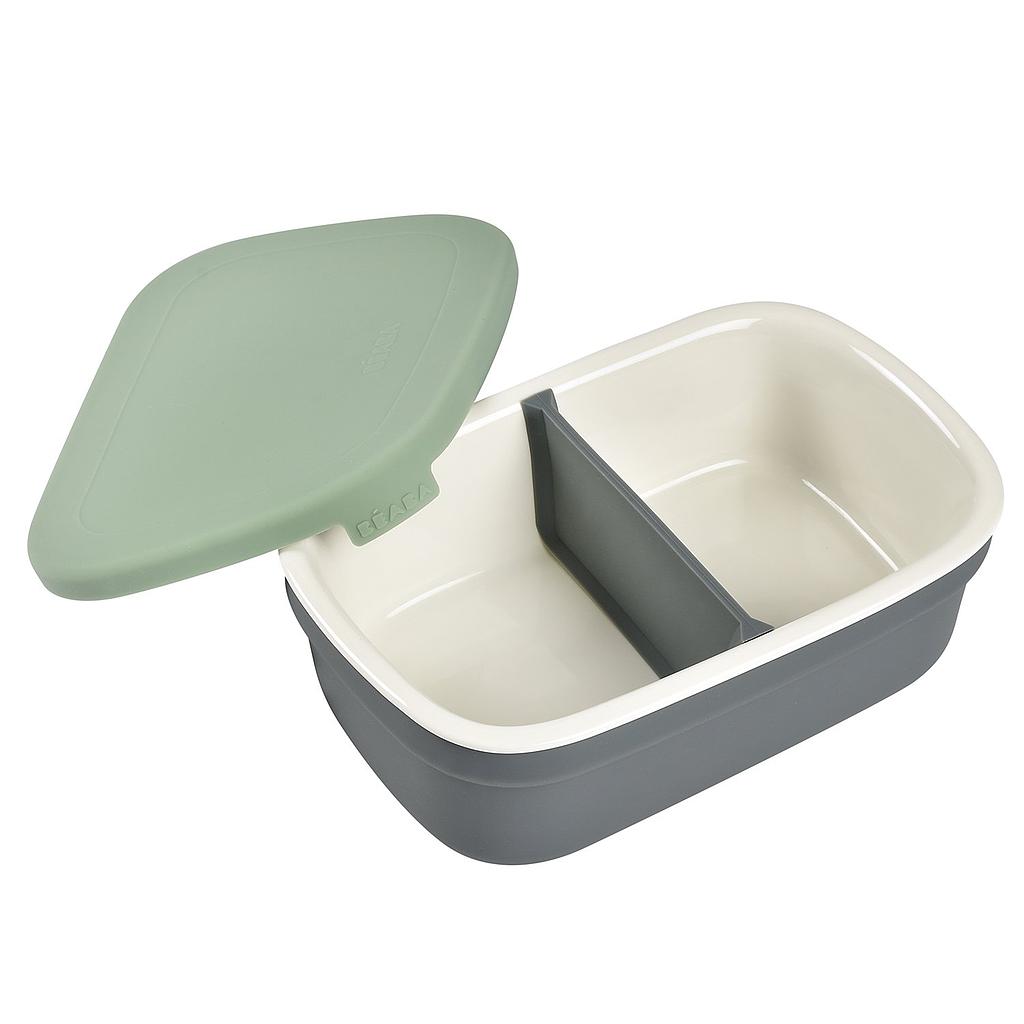 BEABA BOITE REPAS CÉRAMIQUE MINERAL/VERT SAUGE