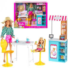 MATTEL COFFRET BARBIE SALON DE GLACE