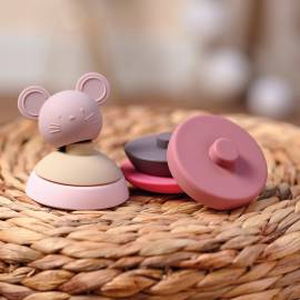 NATTOU CULBUTO EMPILABLE SOURIS ROSE