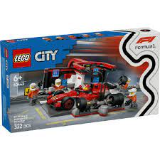 LEGO CITY FORMULA 1 ARRET AU STAND FERRARI