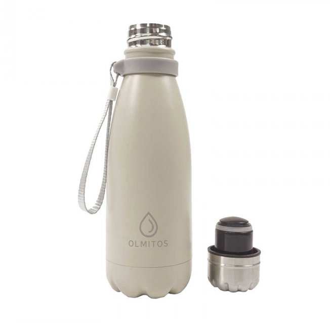 OLMITOS THERMOS BOUTEILLE ISOTHERME EN ACIER 350 ML BEIGE