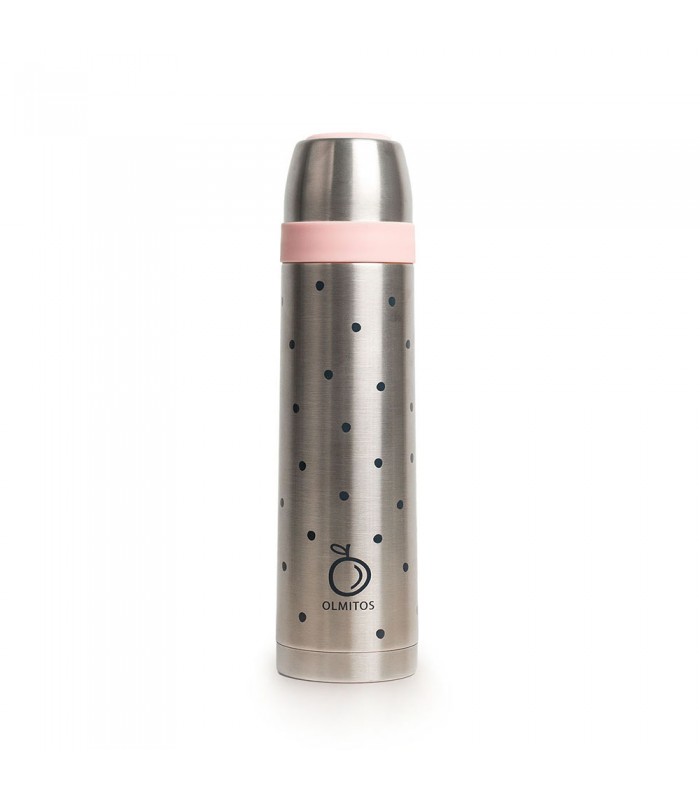 OLMITOS THERMOS EN ACIER INOXYDABLE 500ML POINTS ROSE