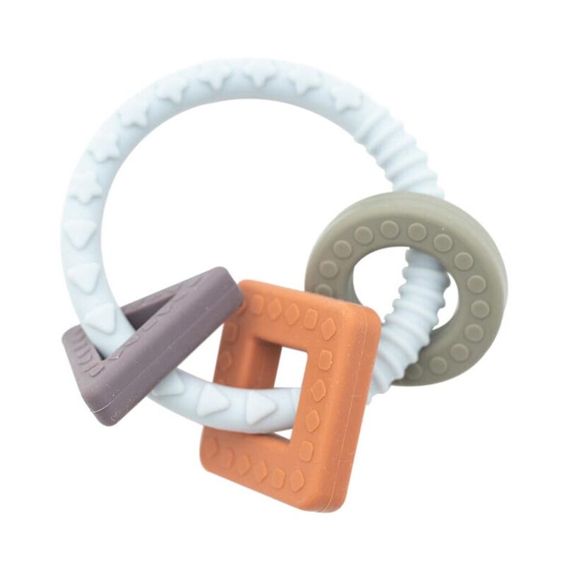 OLMITOS ANNEAUX DE DENTITION EN SILICONE ET BOIS