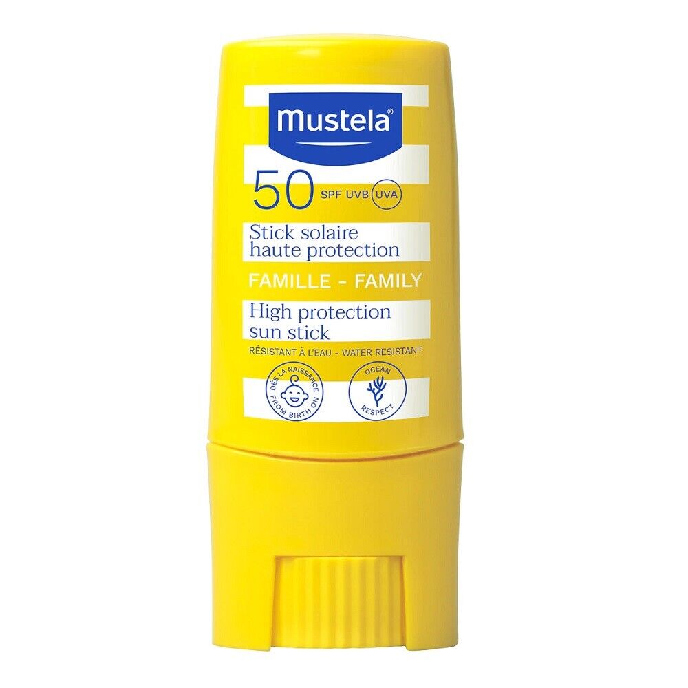 Mustela Stick solaire visage et corps haute protection SPF50+ - 9ml