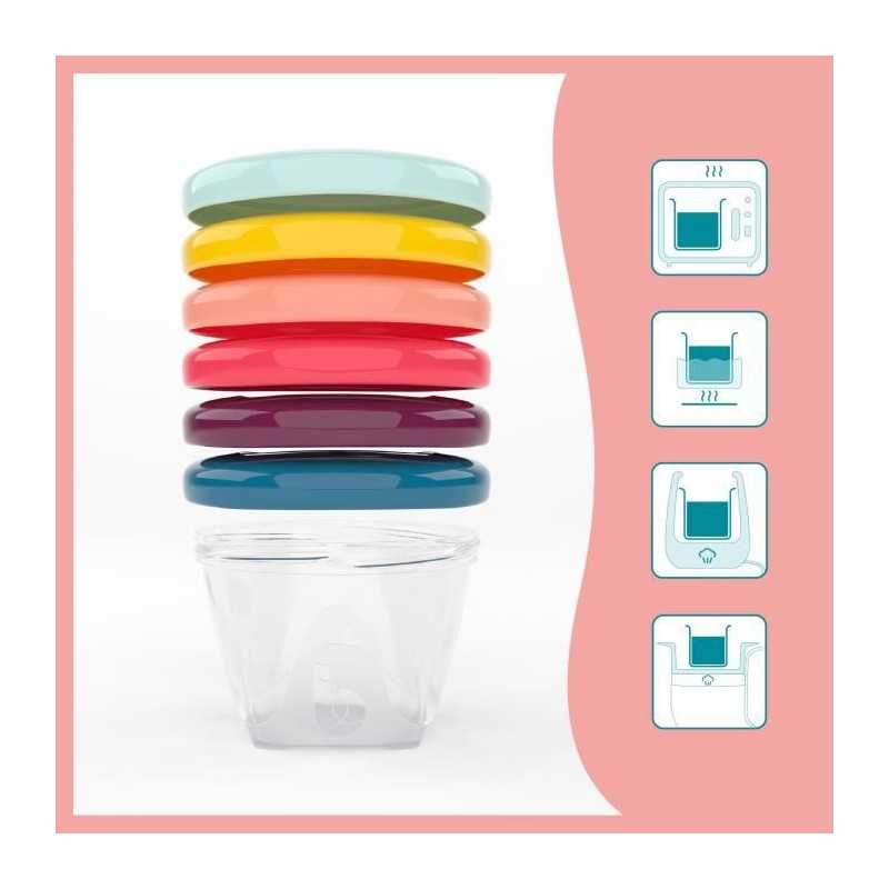 BABYMOOV POTS DE CONSERVATION 6 X 250 ML