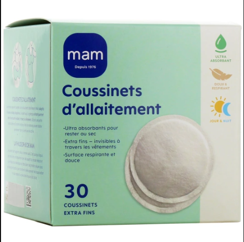 MAM 30 COUSSINETS D'ALLAITMENT EXTRA FINS