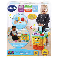 VTECH 1,2,3 IMITE-MOI MAXI CHARIOT DE COURSES MAGIC SCAN