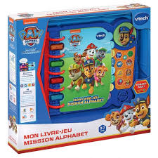 VTECH MON LIVRE-JEU MISSION ALPHABET PAW PATROL