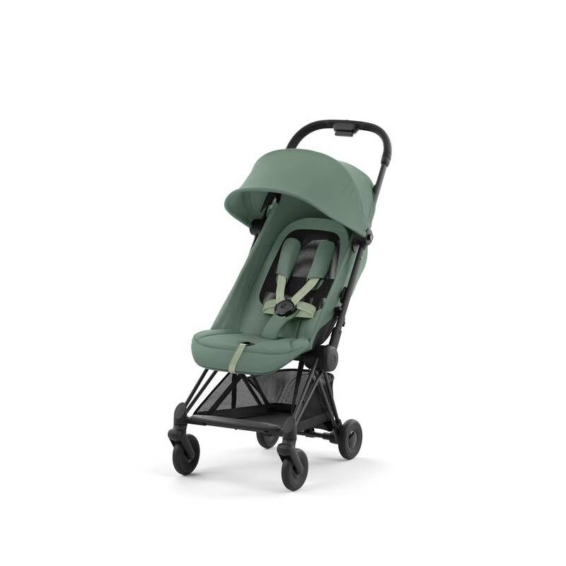 CYBEX PLATINIUM POUSSETTE COYA MATT BLACK LEAF GREEN