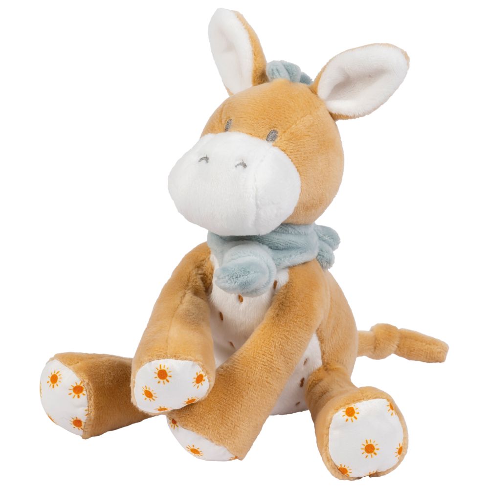 NATTOU Mini Peluche âne Leo (FELIX &amp; LEO)