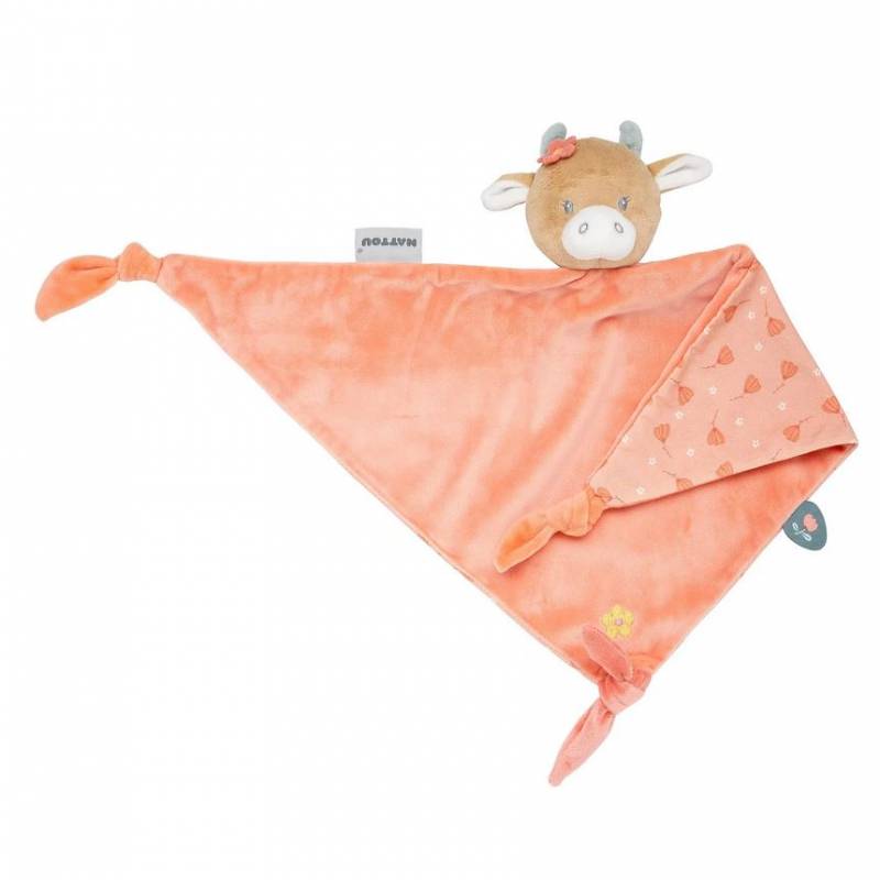 NATTOU Maxi-doudou vache Mila (MILA, ZOË &amp; LANA)
