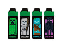 KIDS LICENSING BOUTEILLE CARREE MINECRAFT