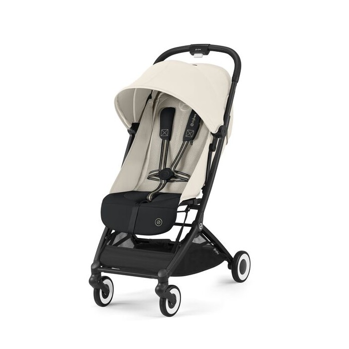 CYBEX GOLD POUSSETTE ORFEO BLK CANVAS WHITE
