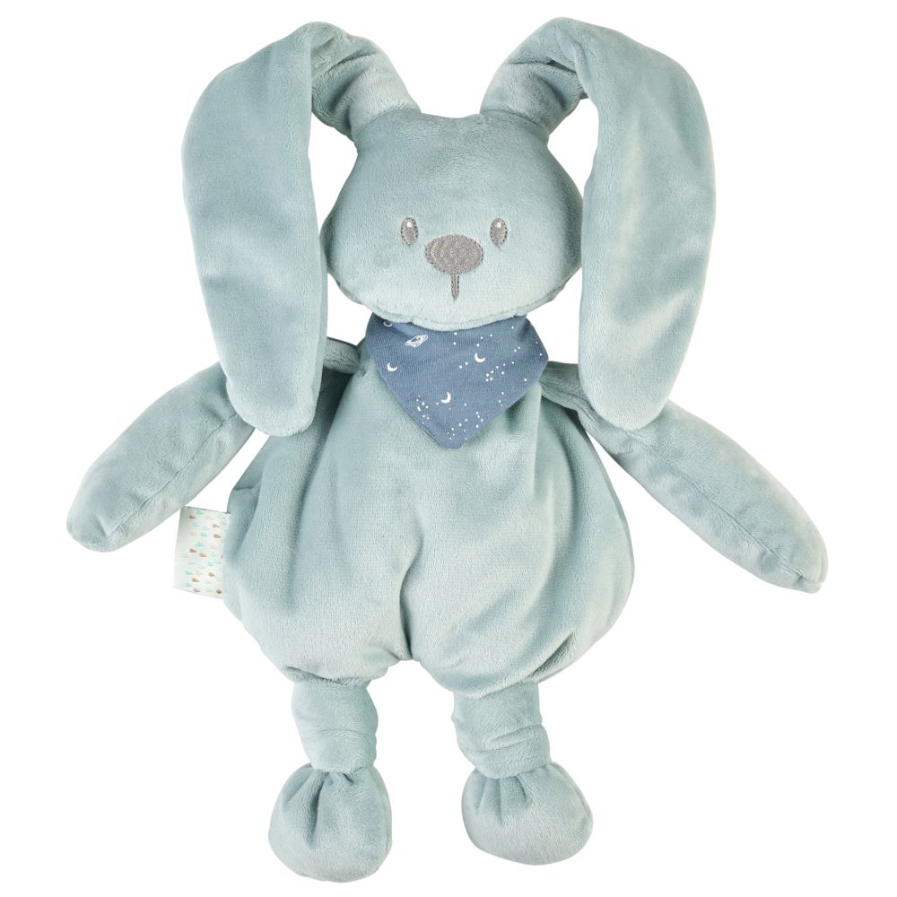 NATTOU Peluche vert de gris avec bandana (LAPIDOU)