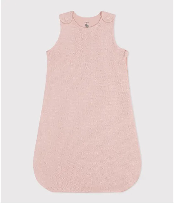 VERTBAUDET GIGOTEUSE COTON BIO TOG 1 0-6 MOIS ROSE