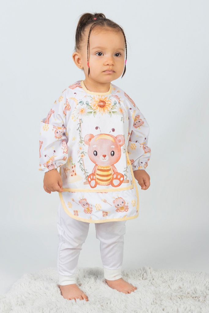 BEBECHI BAVOIR AVEC MANCHE OURS