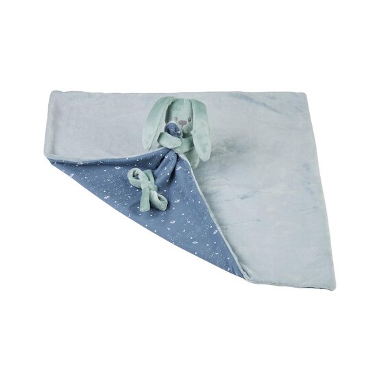 NATTOU doudou plaid &quot;Glow in the dark&quot; vert de gris (LAPIDOU)