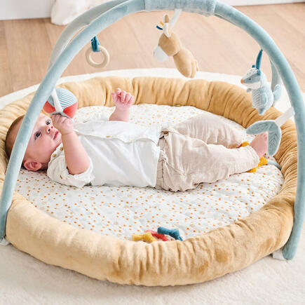 NATTOU Tapis pouf d'éveil avec arches (FELIX &amp; LEO)