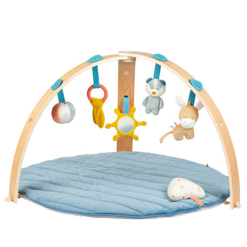NATTOU Tapis d'éveil avec arches en bois (FELIX &amp; LEO)