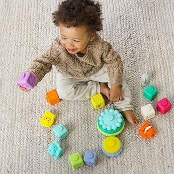 INFANTINO Set sensoriel 20 pièces encastrables