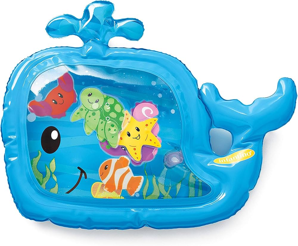 INFANTINO Tapis d'eau sensoriel - Baleine