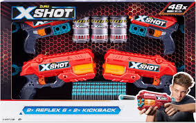 ZURU X-SHOT EXCEL COMBO PACK 2 KICKBACK/ 2 REFLEX
