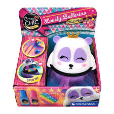 CLEMENTONI CRAZY CHIC LOVELY BALLERINA NAIL ART PANDA