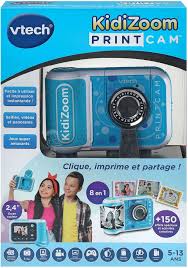 VTECH KIDIZOOM PRINT CAM 8EN1 BLEU